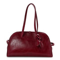 Shiny Vintage Calfskin Le Turismo Soft Bowling Bag Burgundy