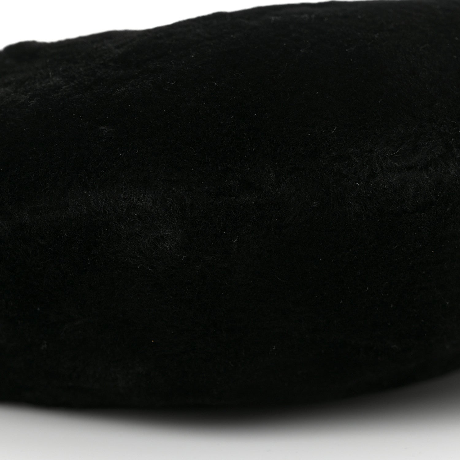 Shearling Medium Olivia Hobo Black