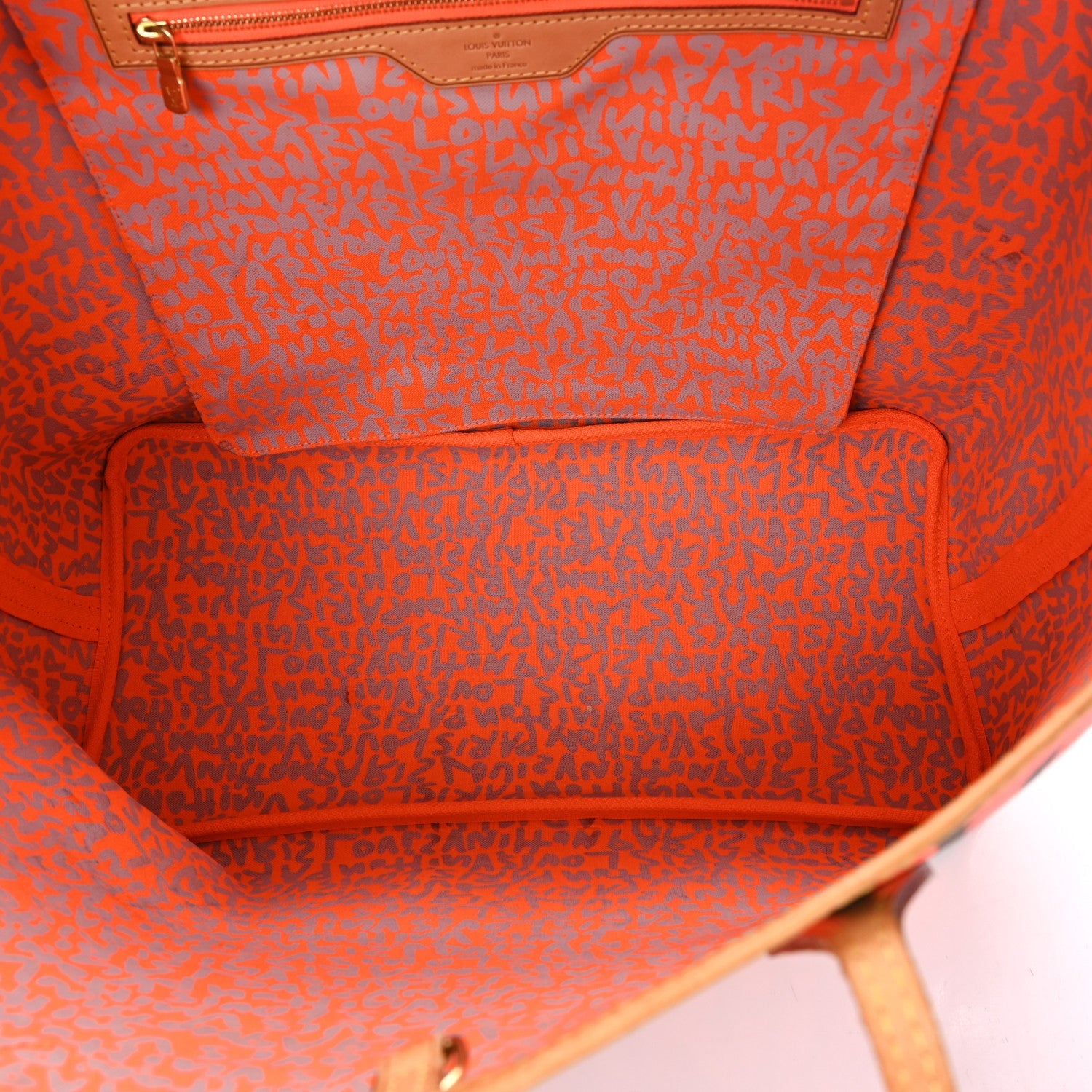 Monogram Graffiti Neverfull GM Orange