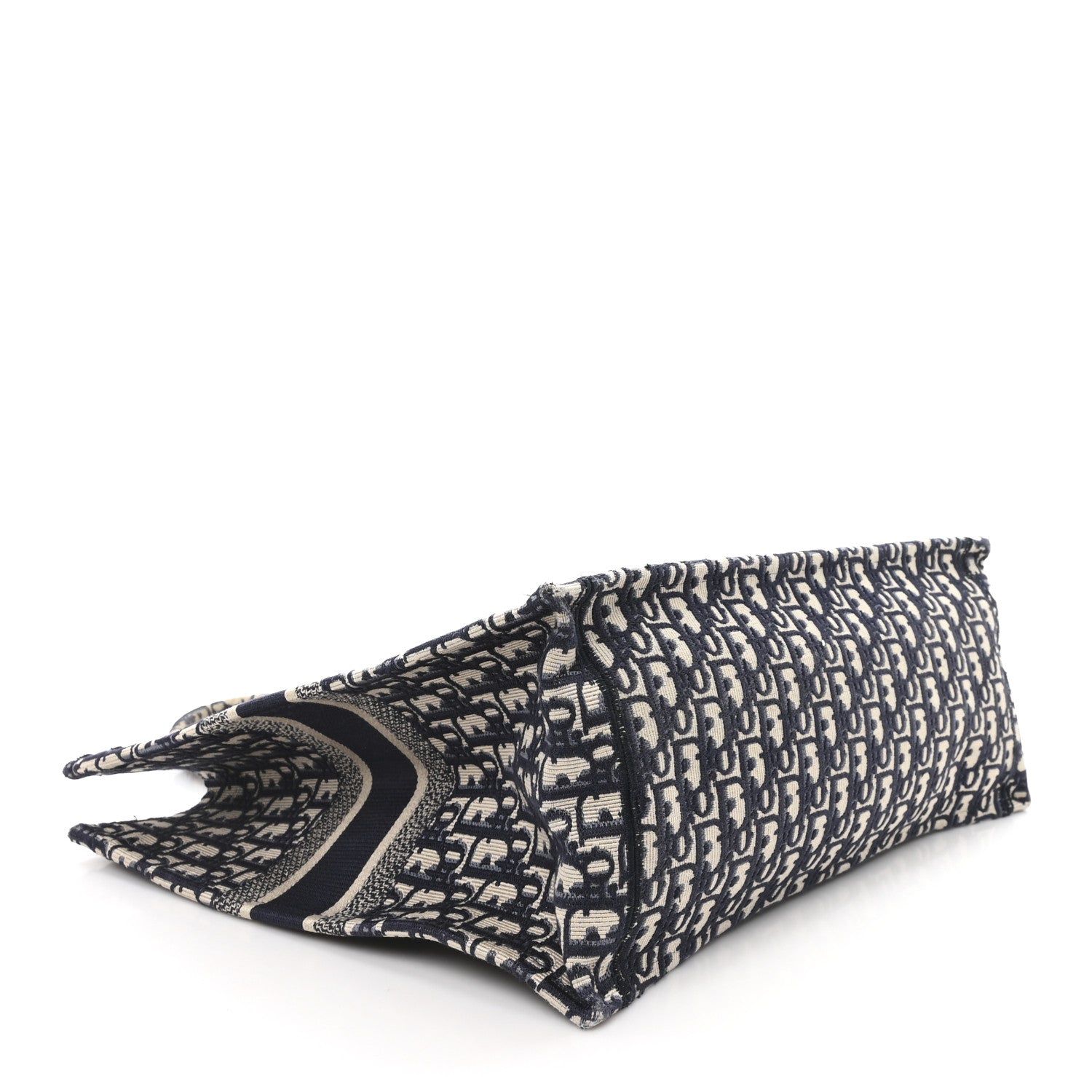 Oblique Large Book Tote Blue Multicolor