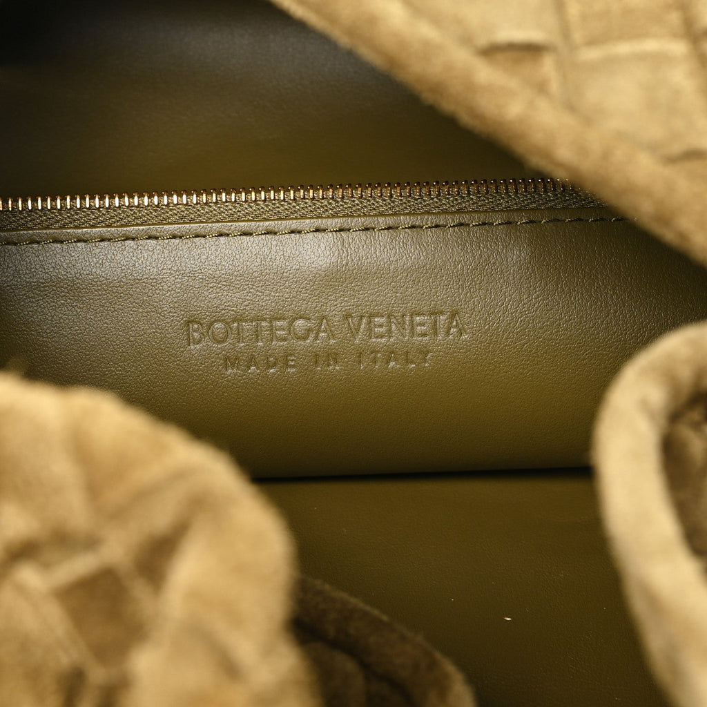 Suede Intrecciato Large Hop Mud