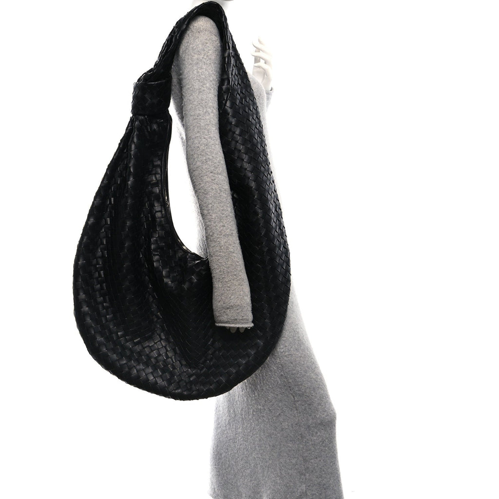 Nappa Intrecciato Maxi Jodie Black