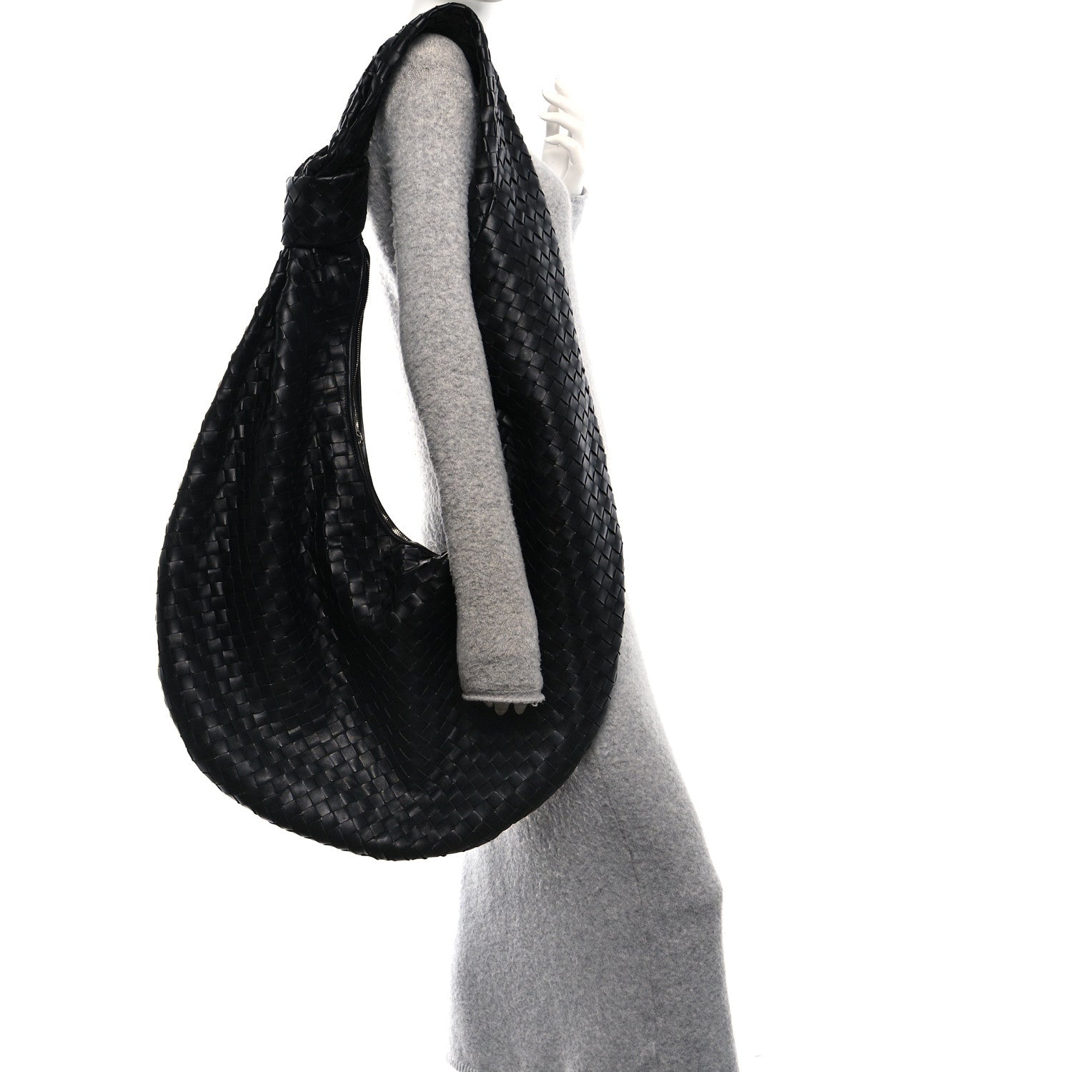 Nappa Intrecciato Maxi Jodie Black