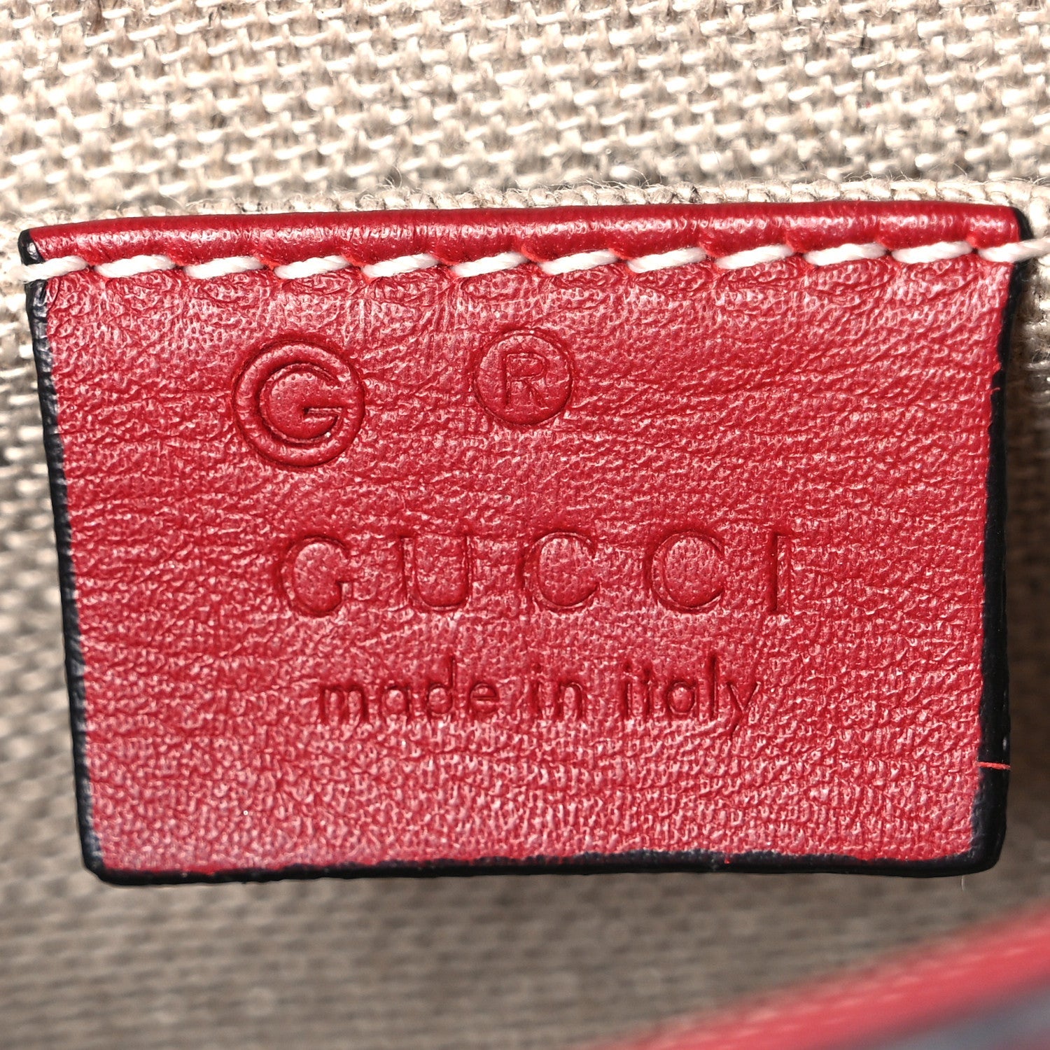 Soft Microguccissima Mini Emily Chain Shoulder Bag Rosso