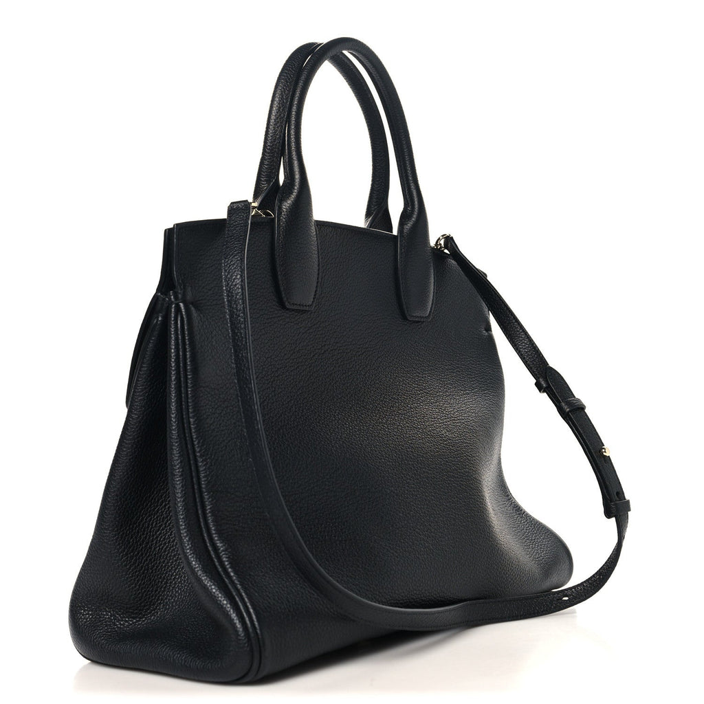 Calfskin Large Studio Bag Black