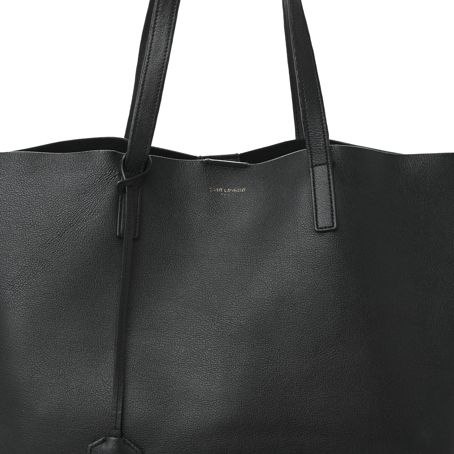 Calfskin Large Shopping Tote Black