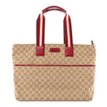 Monogram Web Large Diaper Tote Red
