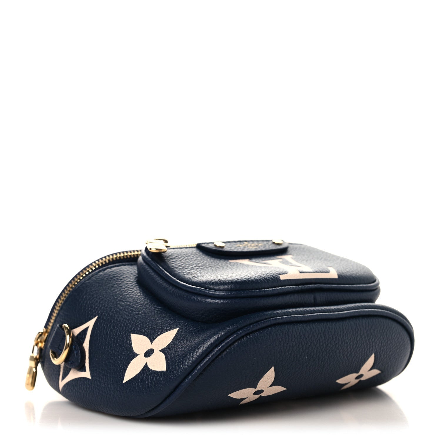 Empreinte Monogram Giant Mini By The Pool Bumbag Navy Creme