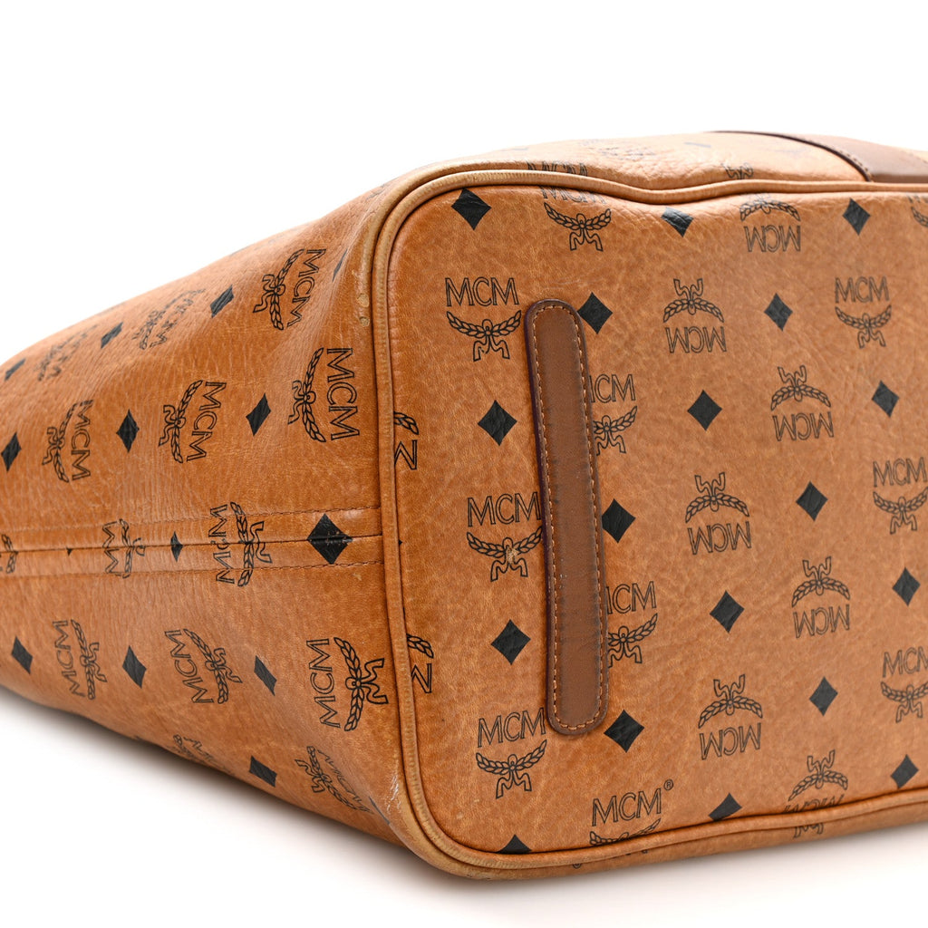 Visetos Large Liz Reversible Shopper Tote Cognac