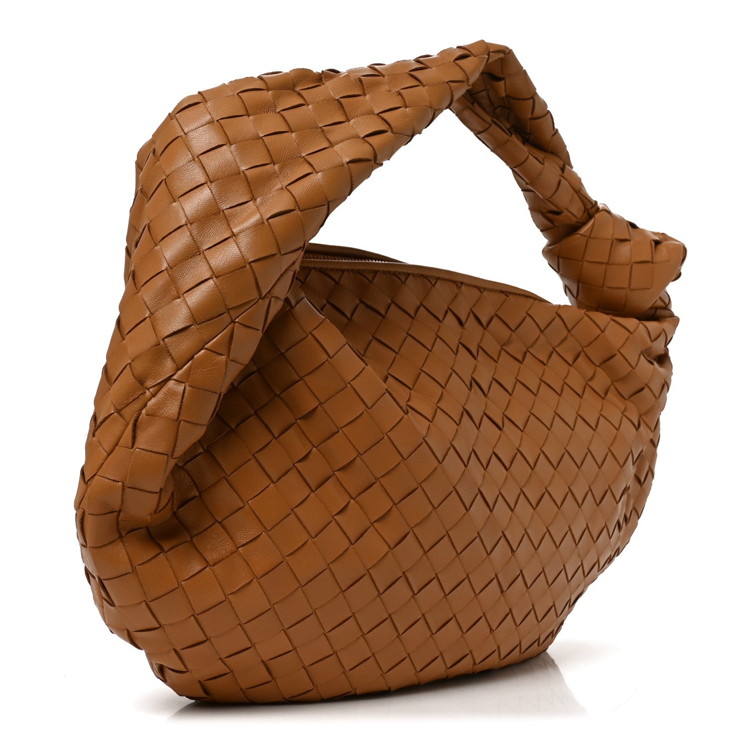 Nappa Intrecciato Small Jodie Caramel