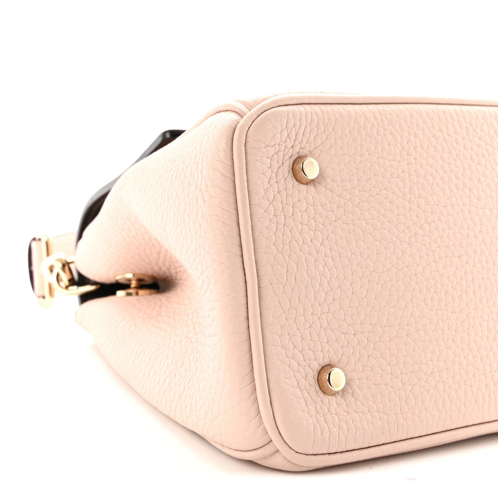 Bullcalf Mini Be Dior Flap Rose Poudre