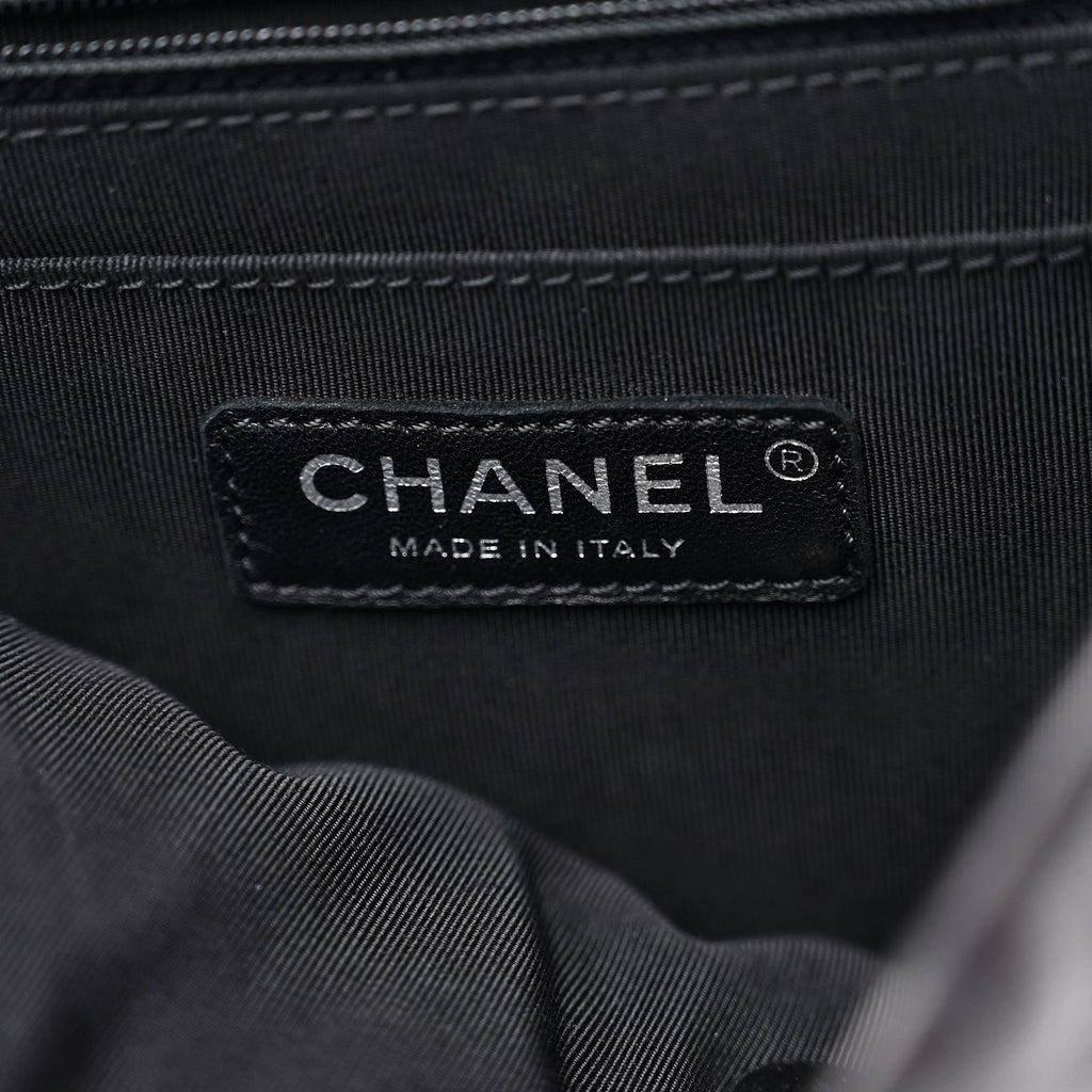Lambskin Quilted Small Urban Spirit Backpack Black