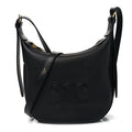 Supple Calfskin Cuir Triomphe Small Heloise Shoulder Bag Black
