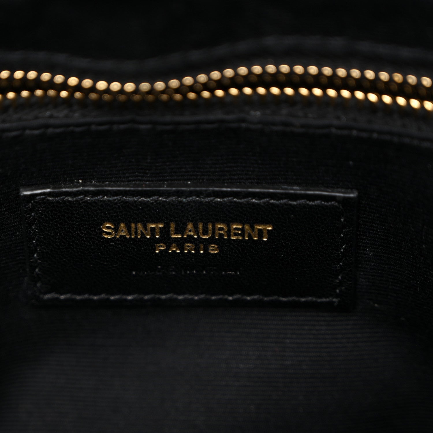 Calfskin Y Quilted Monogram Large Loulou Shopper Black