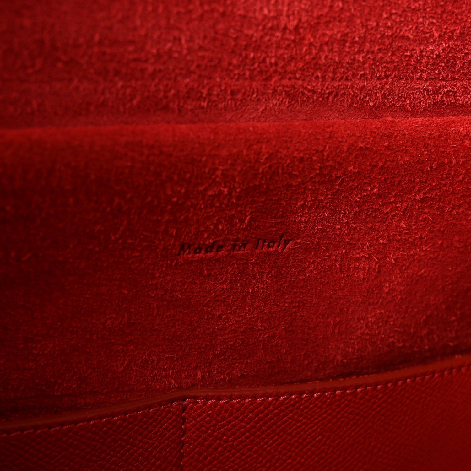 Grained Calfskin Mini Belt Bag Coquelicot
