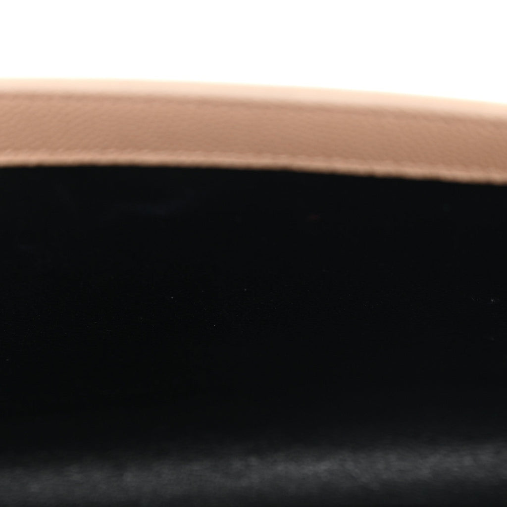 Grain De Poudre Monogram Uptown Chain Wallet Dark Beige