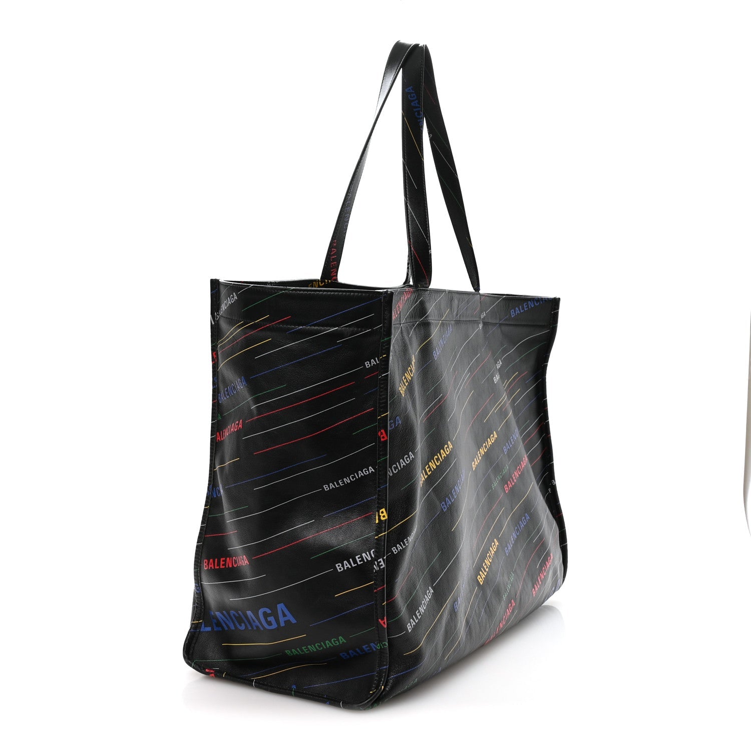 Agneau Logo Print Market XL Shopper Black Black