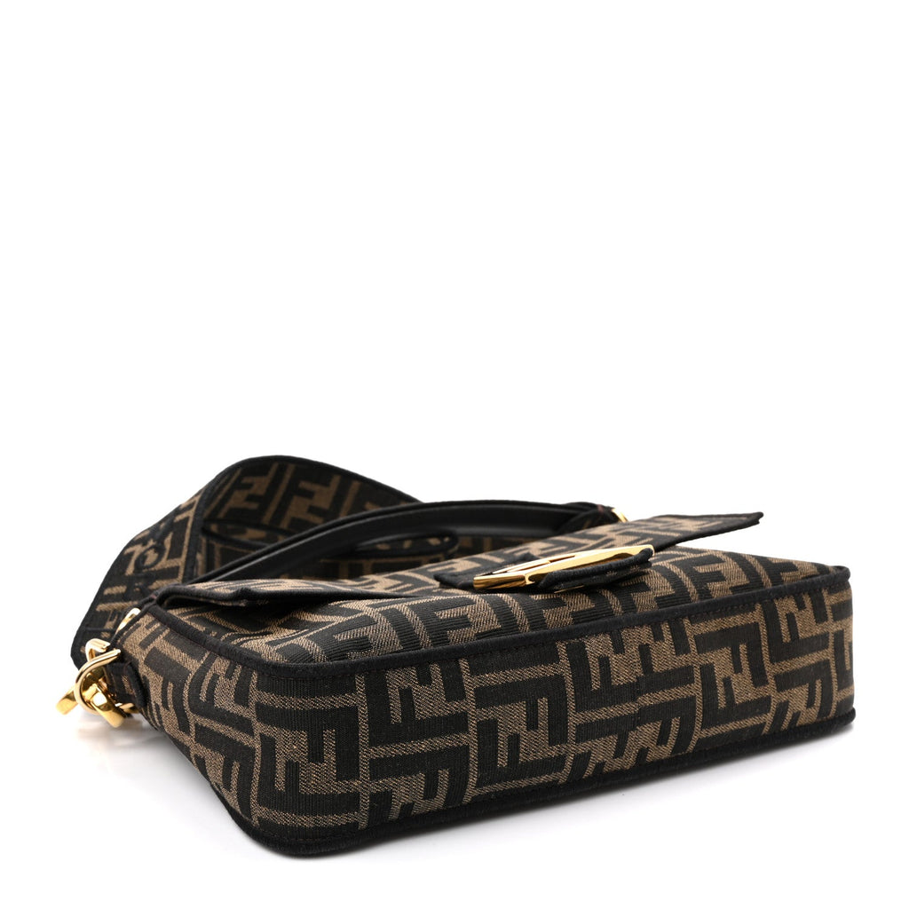 Fabric Jacquard FF 1974 Medium Baguette Tobacco Moro Black