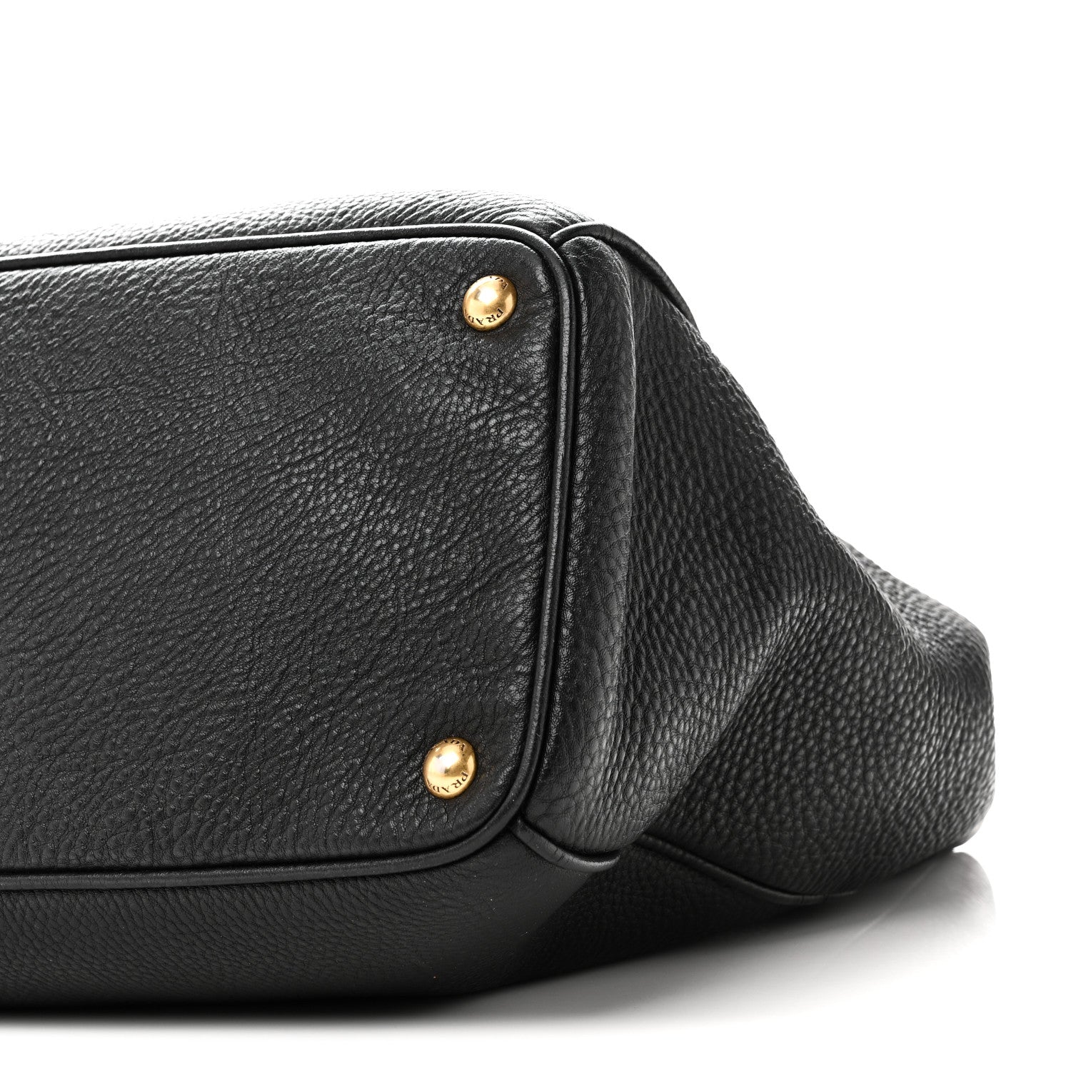 Vitello Daino Tote Black