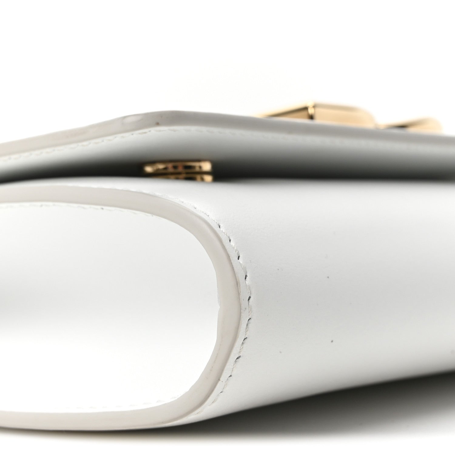 Calfskin DG Millennials Crossbody Bag White