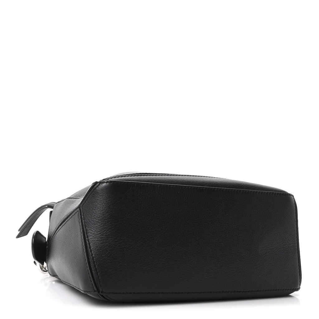 Calfskin Small Puzzle Bag Black