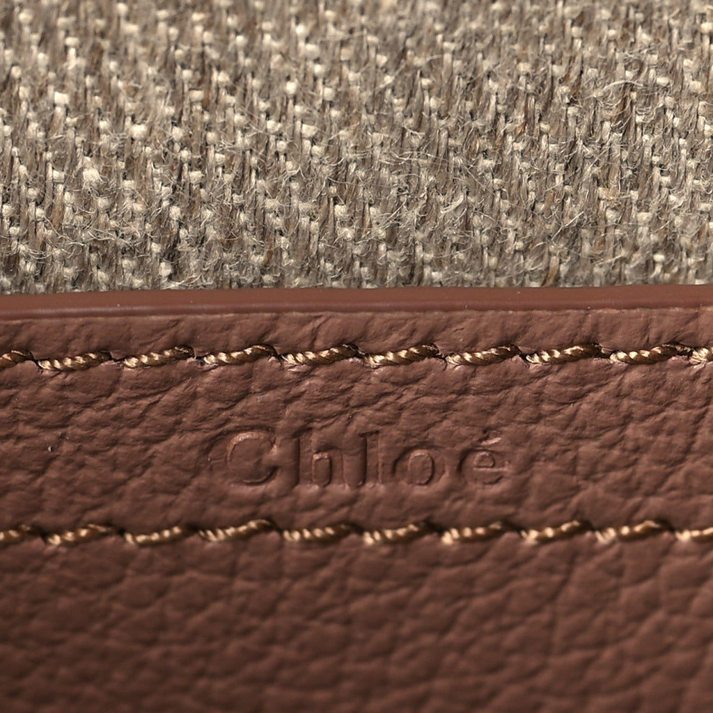 Grained Calfskin Small Marcie Saddle Bag Woodrose