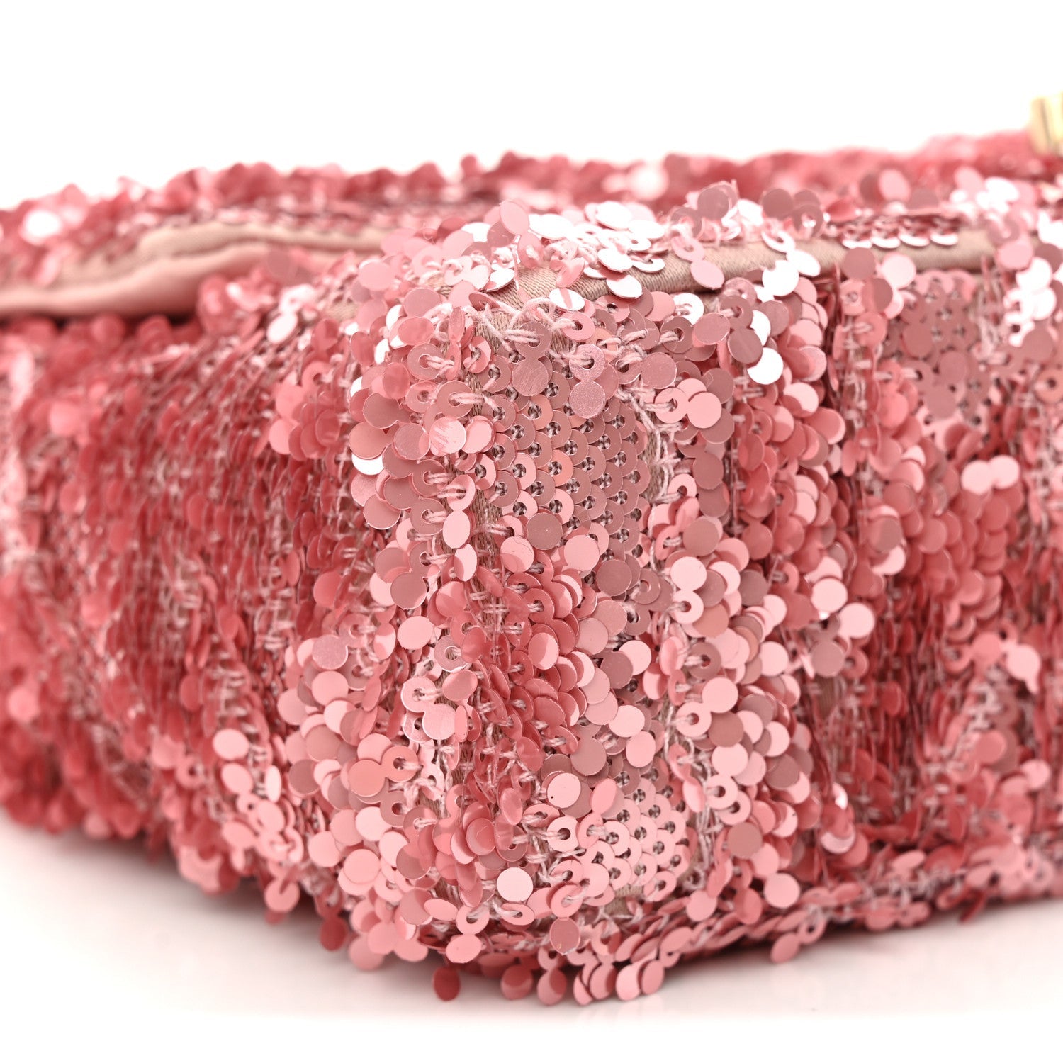 Sequin Mini Rectangular Flap Pink