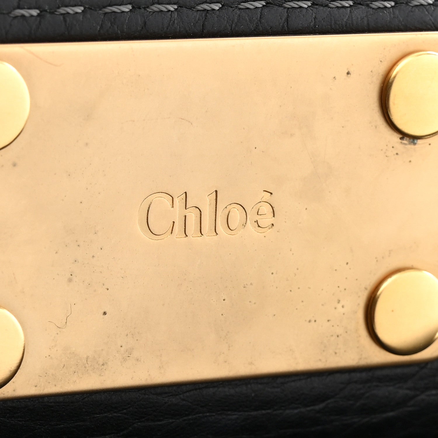 Calfskin Medium Paddington Satchel Black