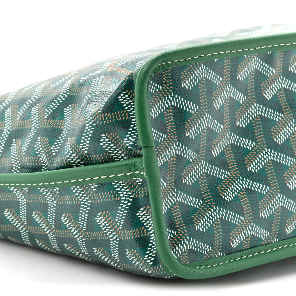 Goyardine Reversible Mini Anjou Green