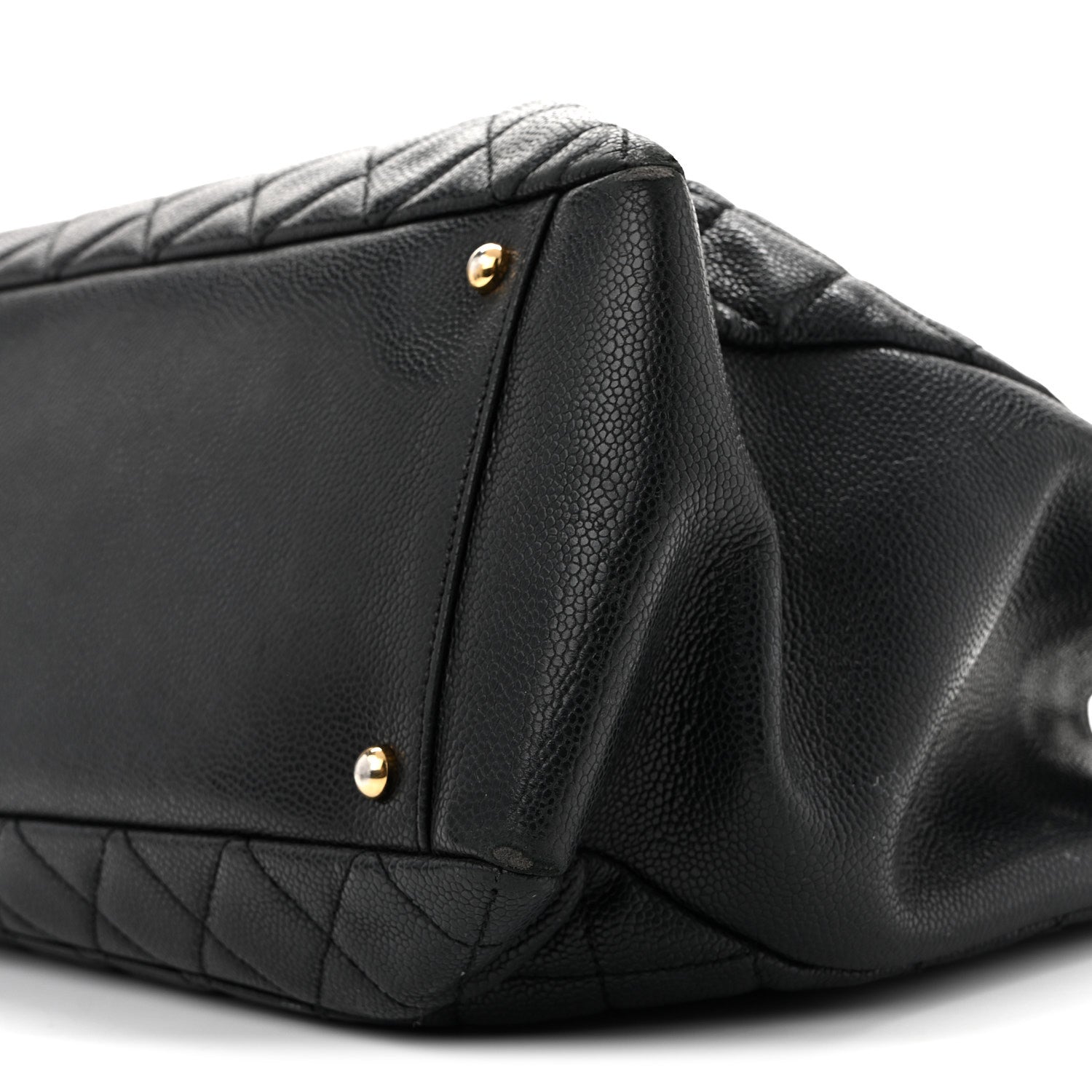 Caviar Quilted XL Grand Shopping Tote GST Black