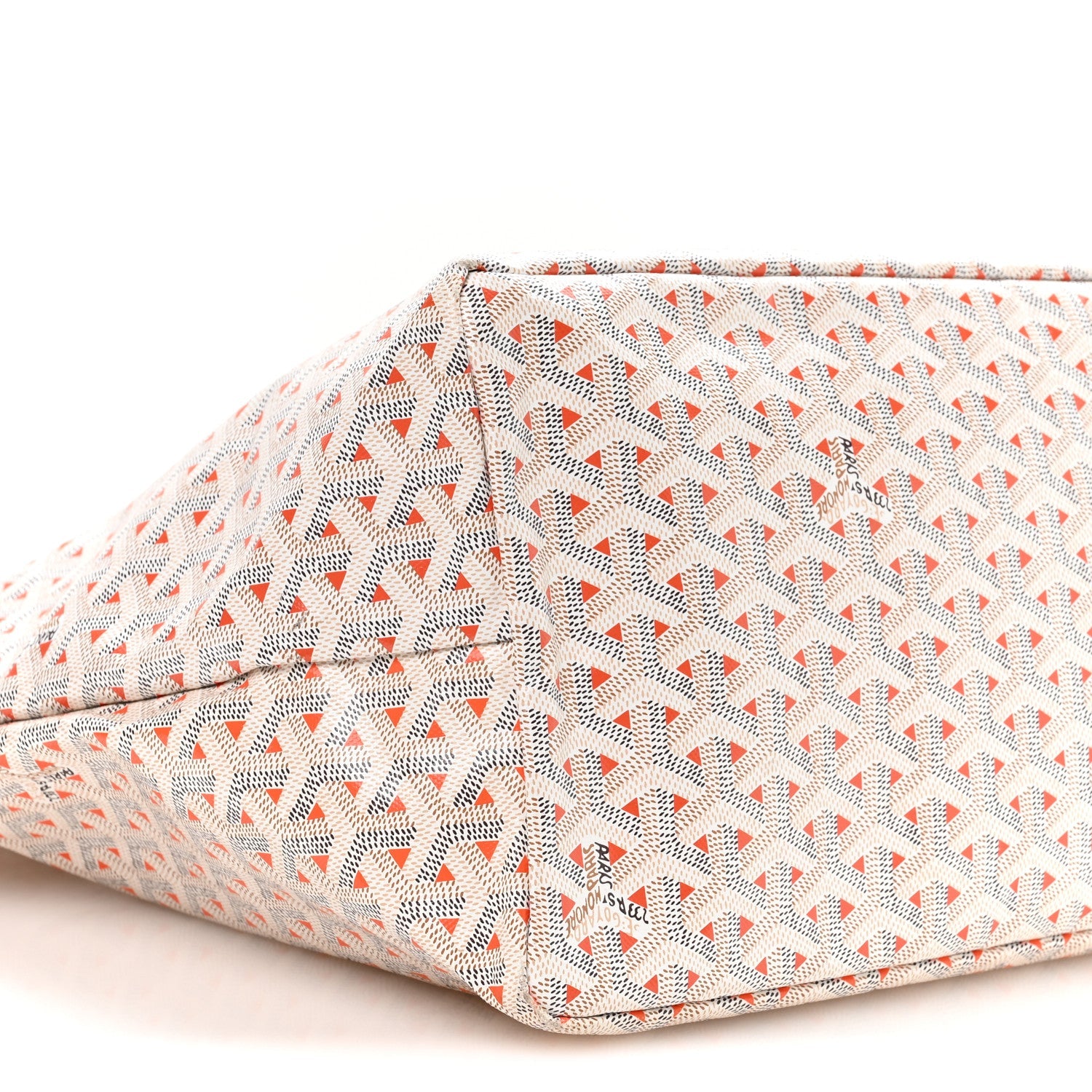 Goyardine Saint Louis Claire Voie GM White Orange