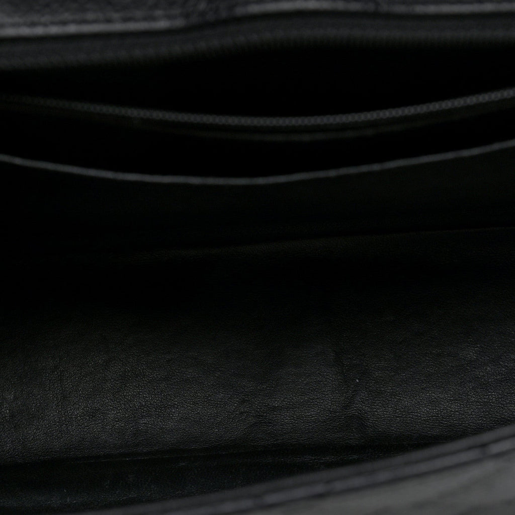 Caviar Quilted Jumbo Single Flap Black