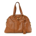 Calfskin Oversized Muse Brown