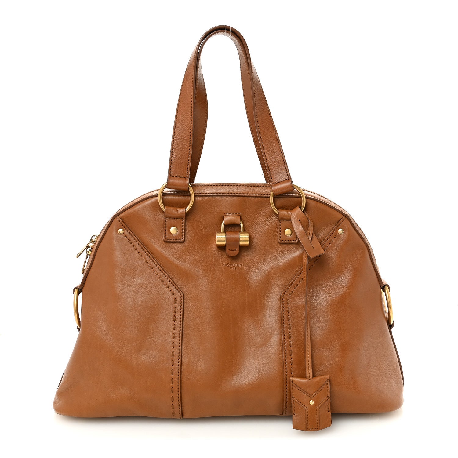 Calfskin Oversized Muse Brown