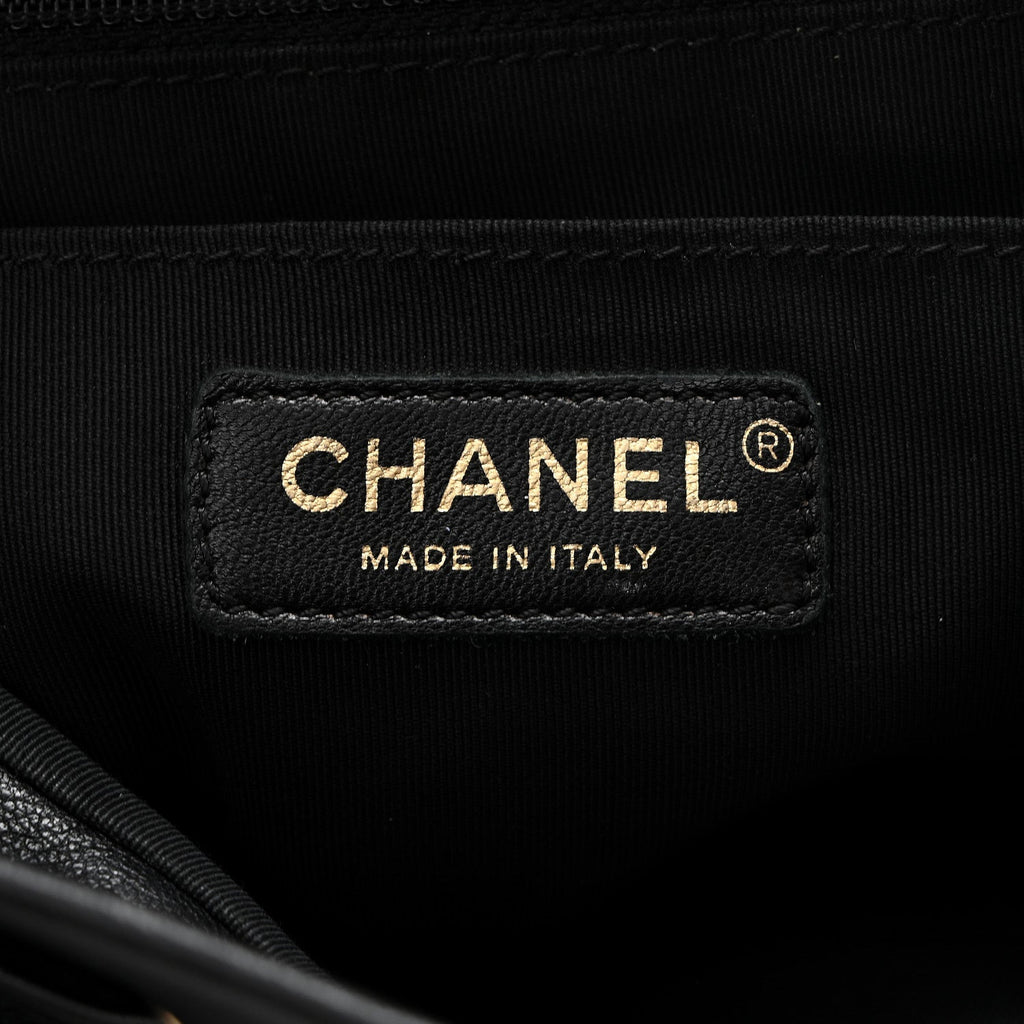 Lambskin Quilted Large Urban Spirit Backpack Black