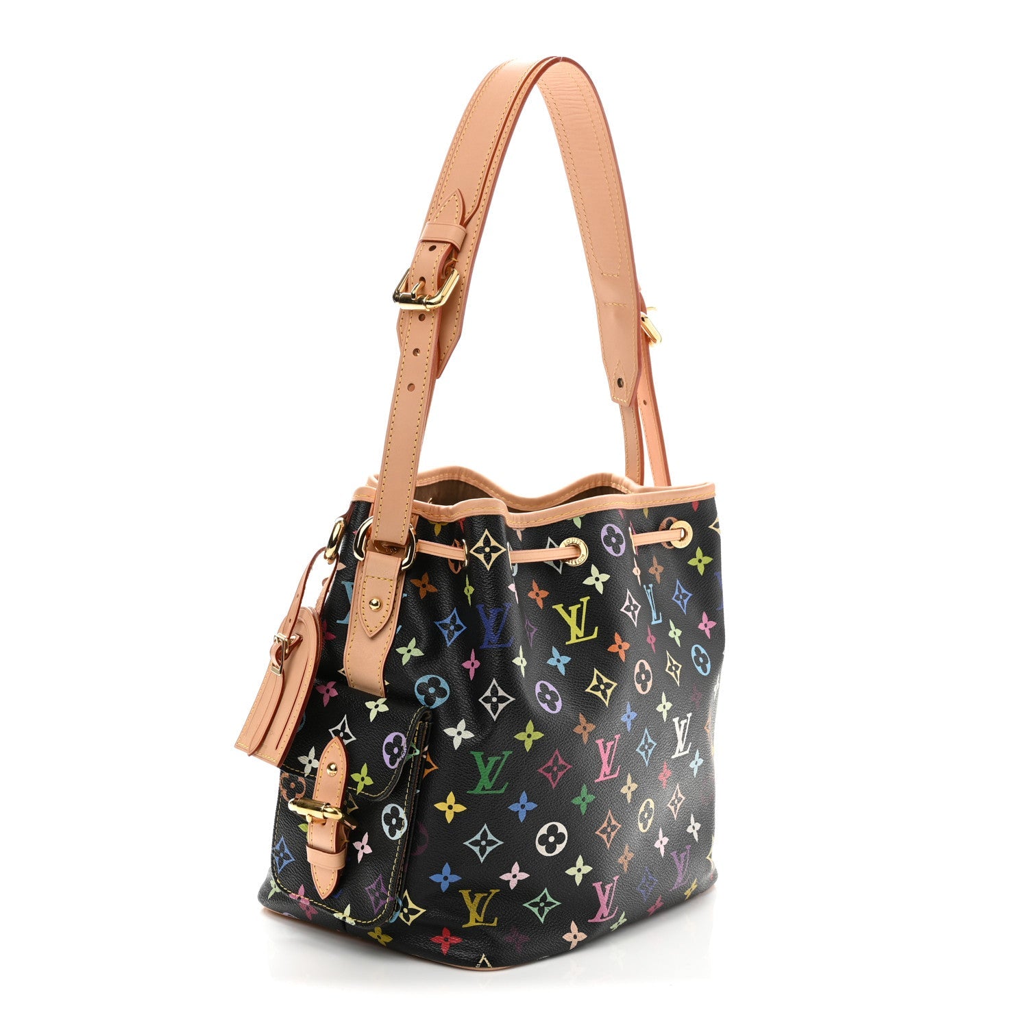 Monogram Multicolor Petit Noe Black