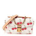 LV X TM Monogram Cerises Pochette Metis East West White
