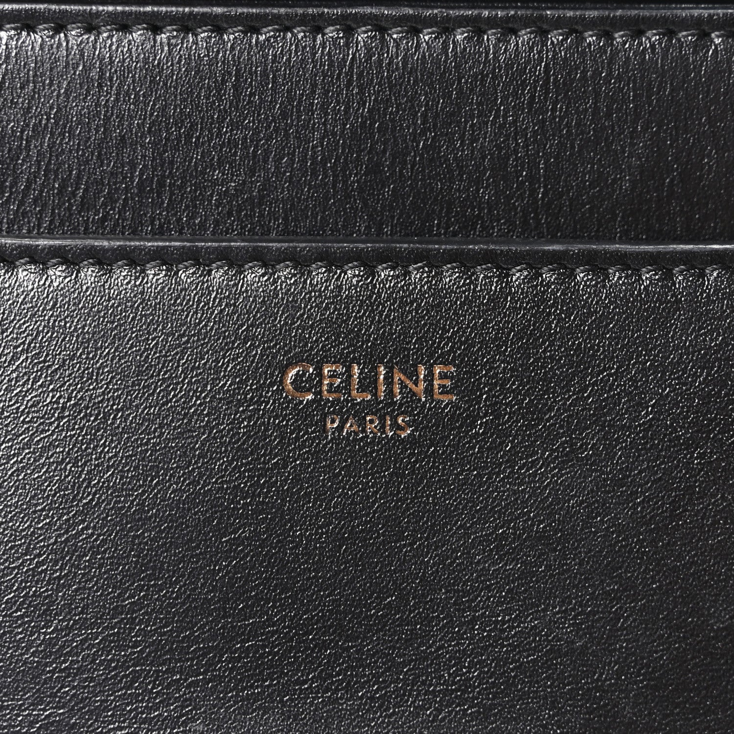 Satinated Calfskin Small 16 Top Handle Bag Black
