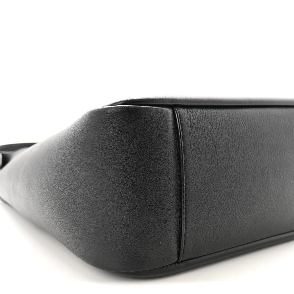 Grained Calfskin Small Le 5 A 7 Soft Hobo Black