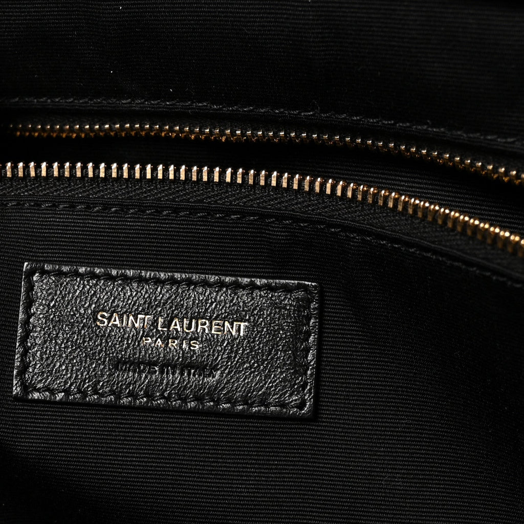 Lambskin Quilted Maxi Icare Shopping Tote  Rouge Cabernet