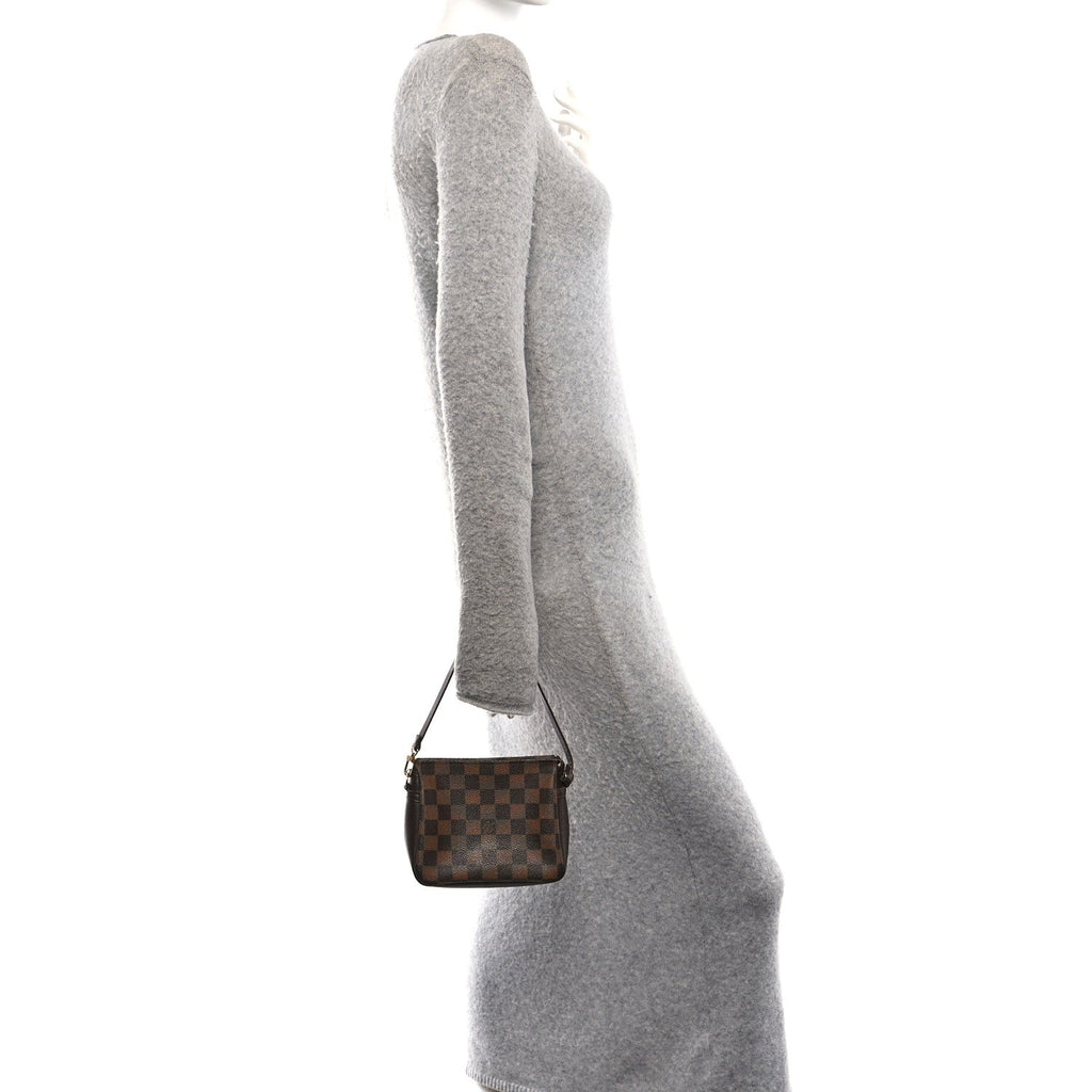 Damier Ebene Trousse Make Up Bag Pochette