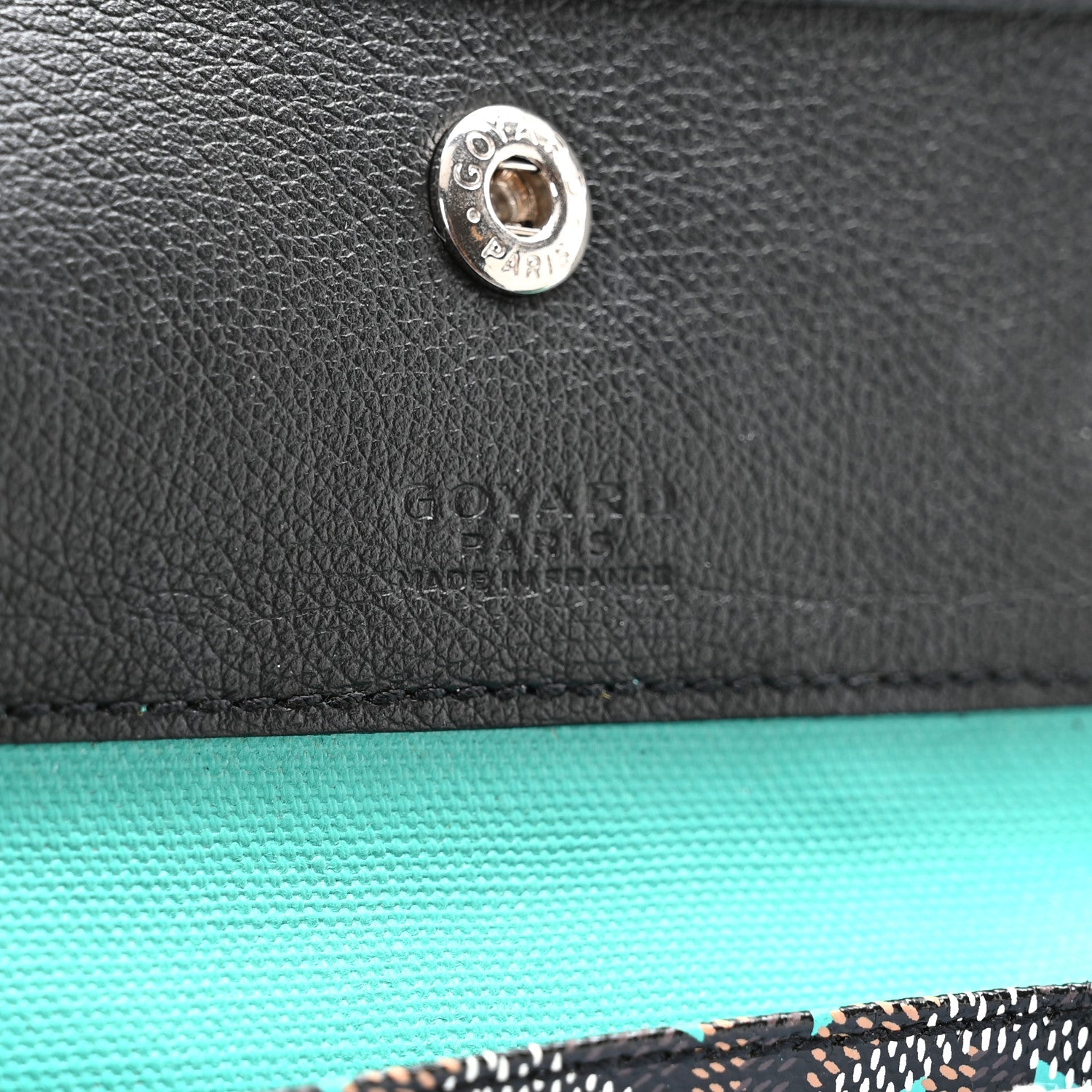 Goyardine Sunflower Reversible Saint Louis Claire Voie GM Black Opaline