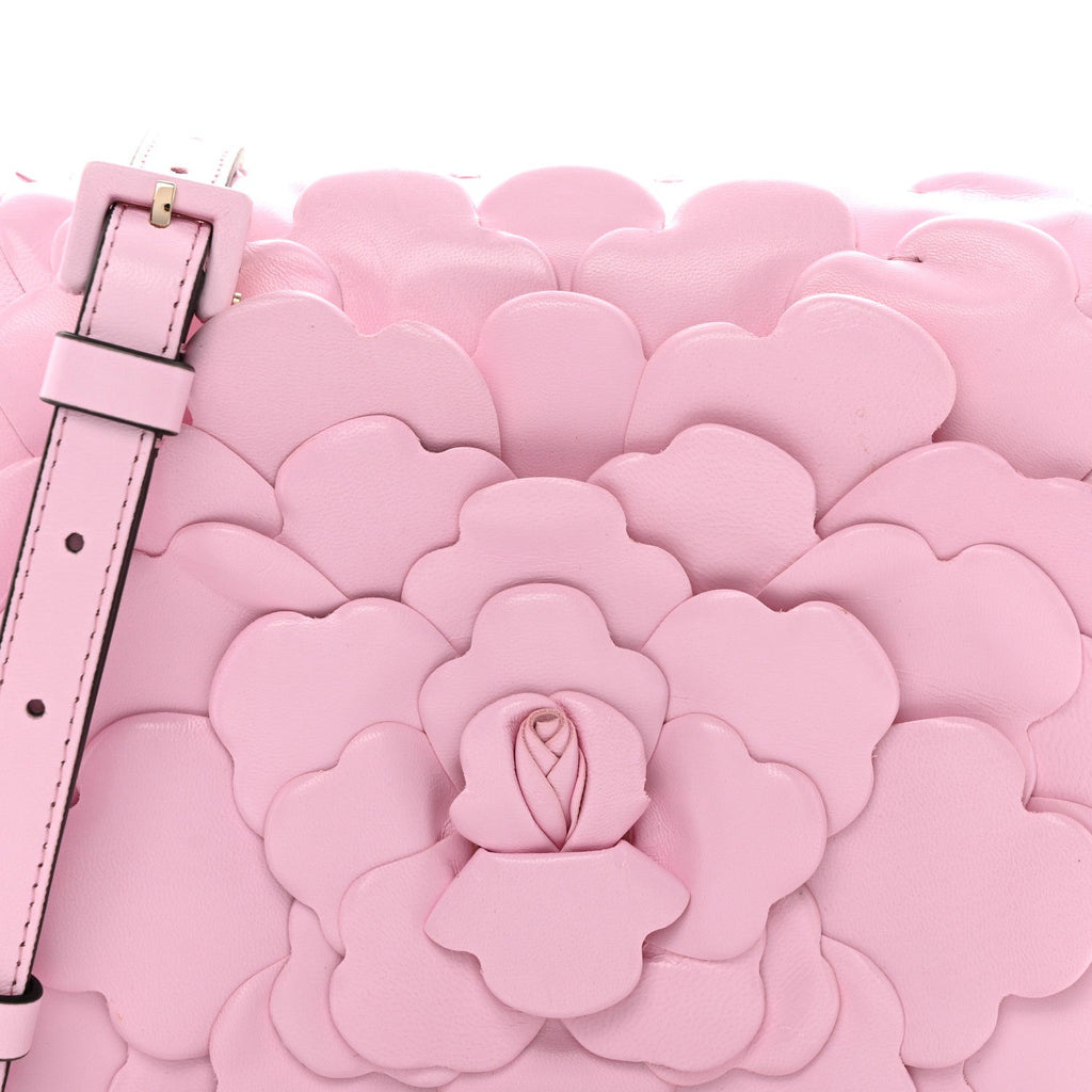 Nappa Atelier 03 Rose Edition Small Flap Crossbody Bag Pink Borealis