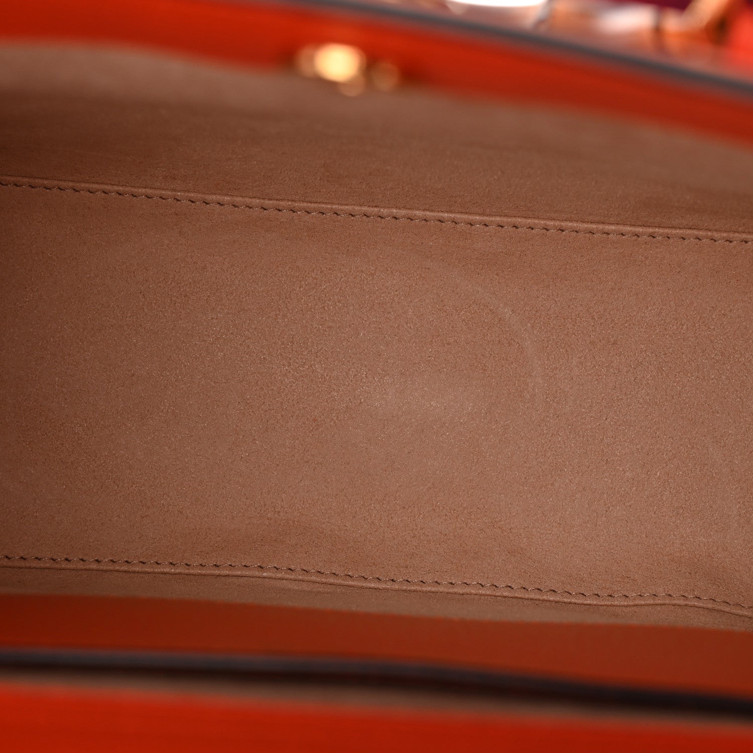 Textured Dollar Calfskin Web Small Diana Tote Bag Deep Orange Spicy Cyclamin