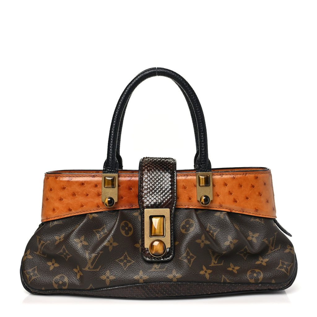 Monogram Ostrich Macha Waltz
