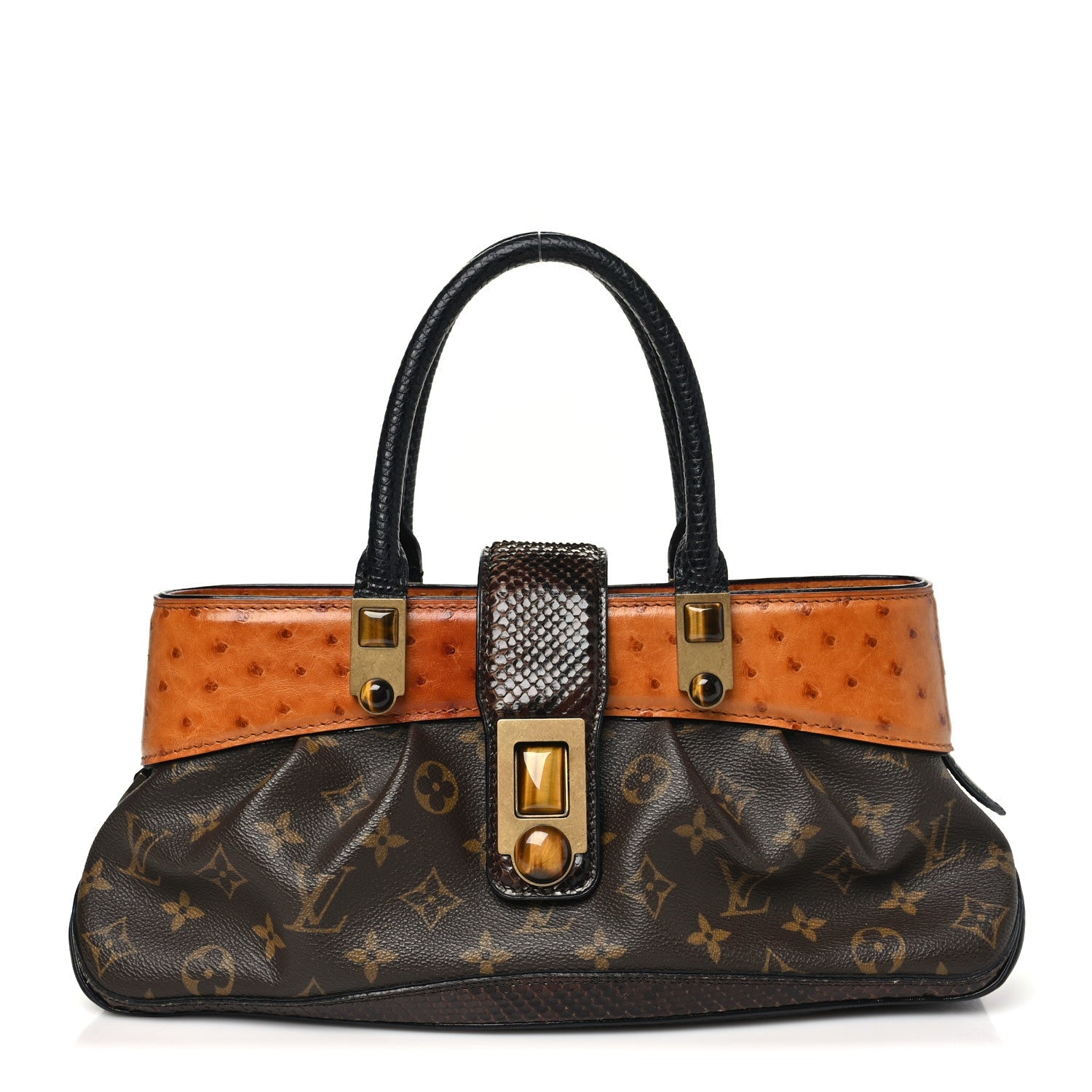 Monogram Ostrich Macha Waltz