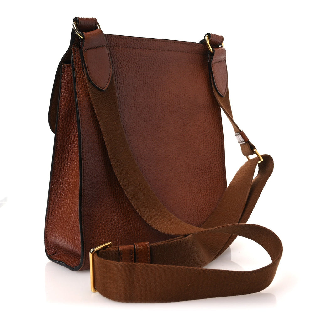 Grain Calfskin New Antony Messenger Crossbody Oak