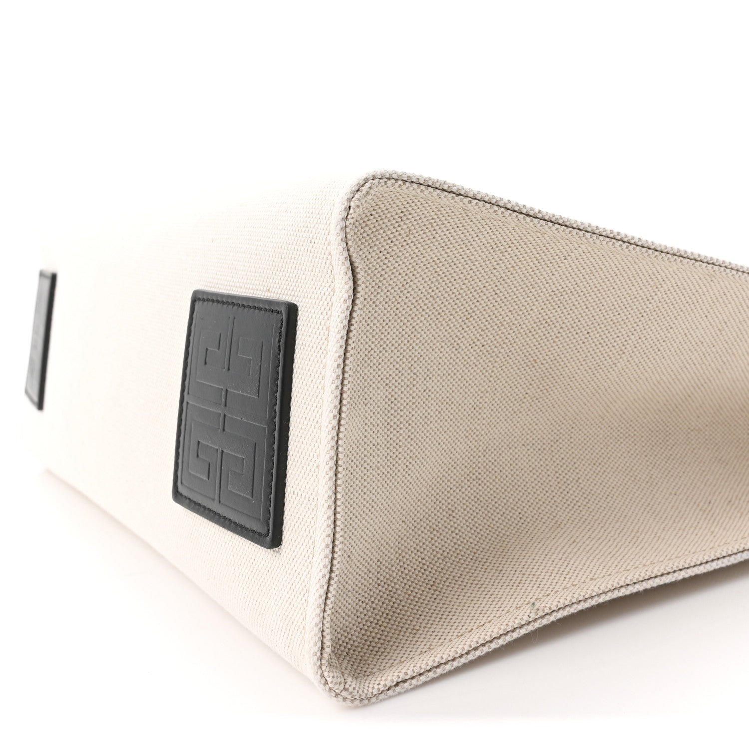 Canvas Medium G-Tote Beige Black