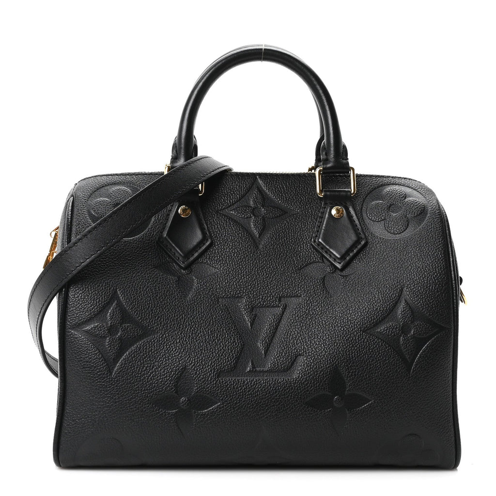 Empreinte Monogram Giant Speedy Bandouliere 25 Black