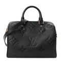 Empreinte Monogram Giant Speedy Bandouliere 25 Black